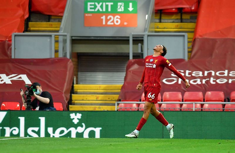 Alexander-Arnold scored and assisted for Liverpool